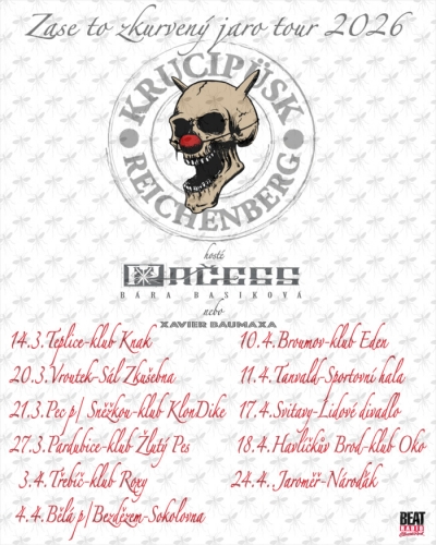 Krucipüsk - ZASE TO ZKURVENÝ JARO TOUR 2026 - Havlíčkův Brod