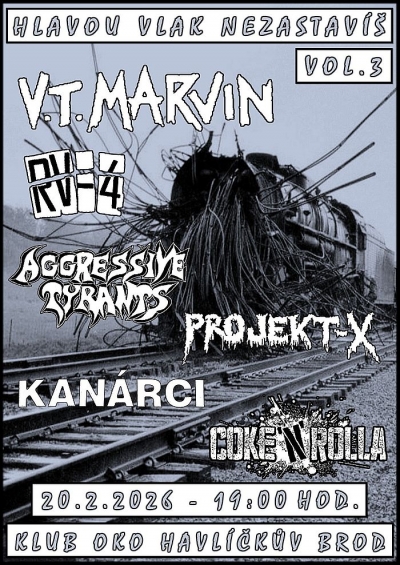 Hlavou vlak nezastavíš fest 2026 (vol.3)