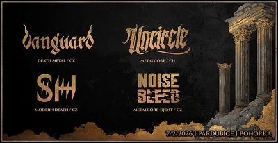 VANGUARD // UNCIRCLE (CH) // NOISEBLEED // SPACE HAMSTER - Pardubice 2026