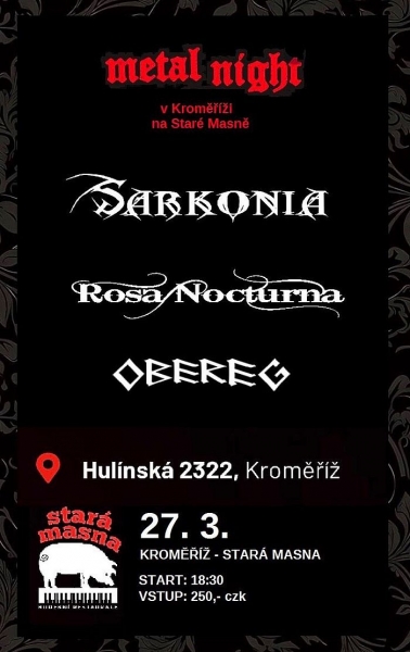 Metalový večer na Staré Masně 2026