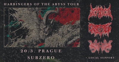 Defamed+Castiel+Swept Into Decay - Harbingers Of The Abyss Tour 2026 - Praha
