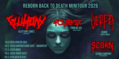GLUTTONY & VERPA - Reborn Back To Death Minitour 2026 - Brno