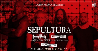 Sepultura - Quadra Tour Europe 2021 - Vratislav