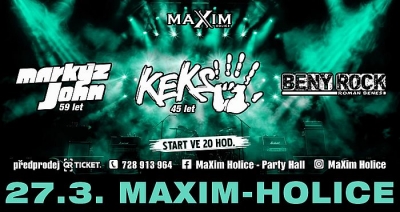 Keks, Markýz John a Beny rock - Holice 2026
