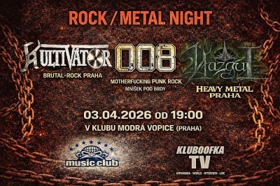 ROCK/METAL NIGHT PRAHA 2026