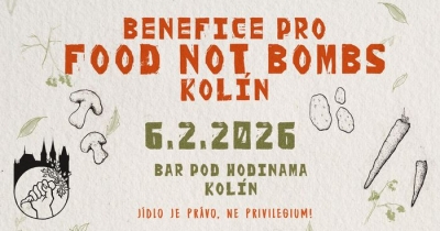 Benefice pro Food Not Bombs Kolín 2026