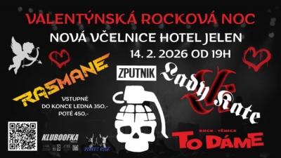 VALENTÝNSKÁ ROCKOVÁ NOC 2026