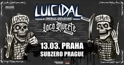 LUICIDAL (USA) & LOCOMUERTE (USA) - Praha 2026