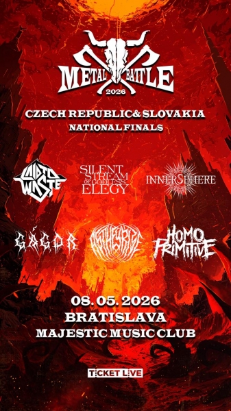 WACKEN METAL BATTLE CZECH REPUBLIC & SLOVAKIA 2026 (finále) - Bratislava
