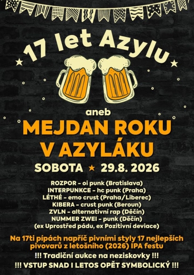 17 let Azylu aneb Mejdan roku v Azyláku