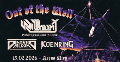 OUT OF THE WELL – "ALETHEIA" Album-Releaseparty mit WILDHUNT, KÜENRING & DIAMOND FALCON