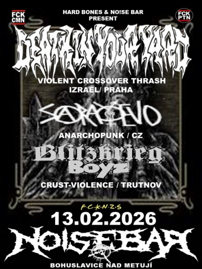 DEATH IN YOUR YARD & SARAYEVO & BLITZKRIEG BOYZ - Bohuslavice nad Metují 2026
