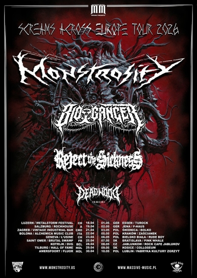 Monstrosity - SCREAMS ACROSS EUROPE TOUR 2026 - Krakov
