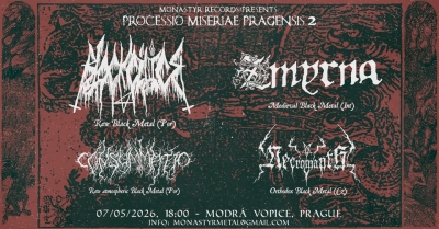 Processio miseriae Pragensis 2: Black Cilice, Zmyrna, Consummatio, Necromanth