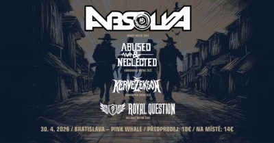 (ZRUŠENO) ABSOLVA (UK) - Bratislava 2026
