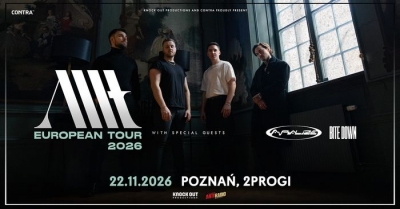 Allt, Avralize, Bite Down - European Tour 2026 | Poznaň