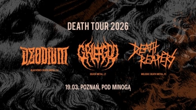 DEODIUM (LV) x GRIEFGOD (LT) x Death Reapers (PL) - Death Tour 2026 - Poznaň