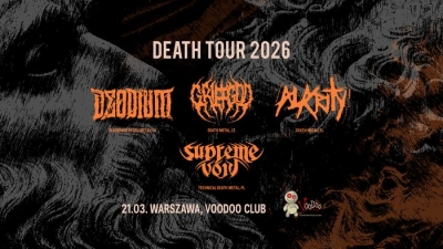 DEODIUM (LV) x GRIEFGOD (LT) x Death Reapers (PL) - Death Tour 2026 - Varšava