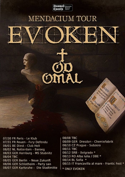 Evoken - MENDACIUM TOUR 2026 - Berlín