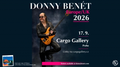 Donny Benét - Europe/UK 2026 - Praha