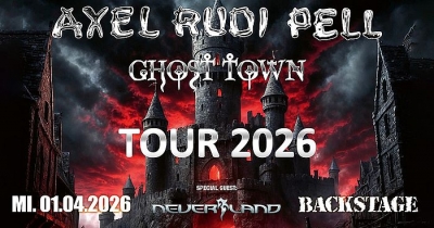 AXEL RUDI PELL - GHOST TOWN TOUR 2026 - Mnichov