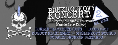 Punkorockový koncert v Rokytnici 2022 - duben