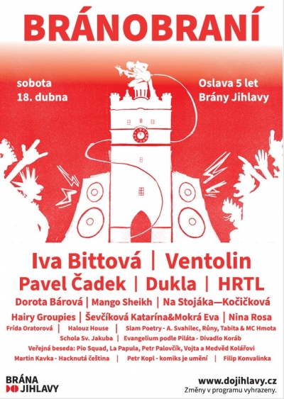 BRÁNOBRANÍ - oslava 5. narozenin Brány Jihlavy