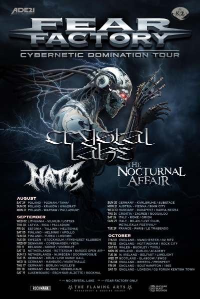 Fear Factory - CYBERNETIC DOMINATION EUROPEAN TOUR 2026 - Vídeň
