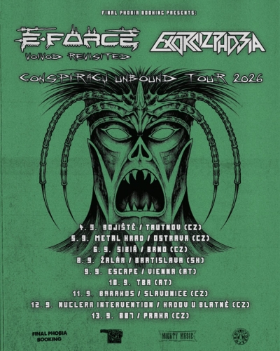 E-FORCE & EXORCIZPHOBIA - CONSPIRACY UNBOUND TOUR 2026 - Praha