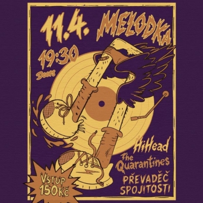 Převaděč Spojitosti + Hihead + The Quarantines / Brno 2026