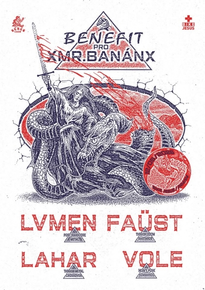 BENEFICE PRO XMR.BANÁNX: LVMEN + FAÜST + VOLE + LAHAR