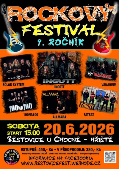 Rockový festival Běstovice 2026 (vol.9)