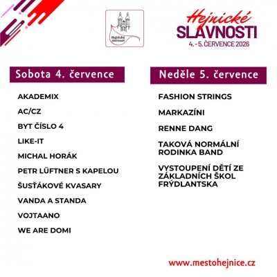 Hejnické slavnosti 2026