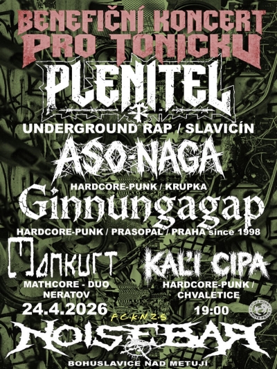 BENEFIČNÍ KONCERRT PRO TONIČKU