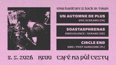 EMO HARDCORE IS BACK IN TOWN - Praha 2026