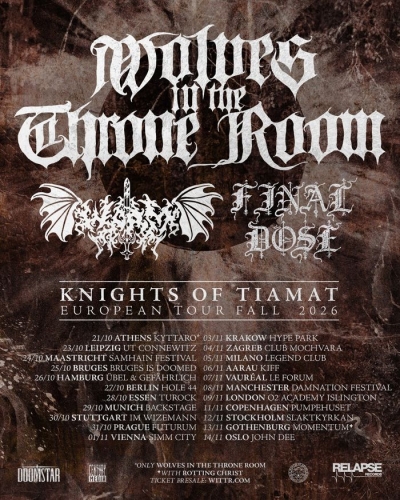 Wolves In The Throne Room - Knights of Tiamat European Tour Fall 2026 - Berlín
