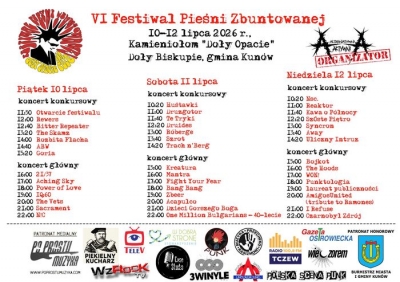 Festiwal Pieśni Zbuntowanej 2026 (vol.6)