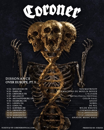 Coroner - Dissonance over Europe, Part 1 (2026) - Drážďany