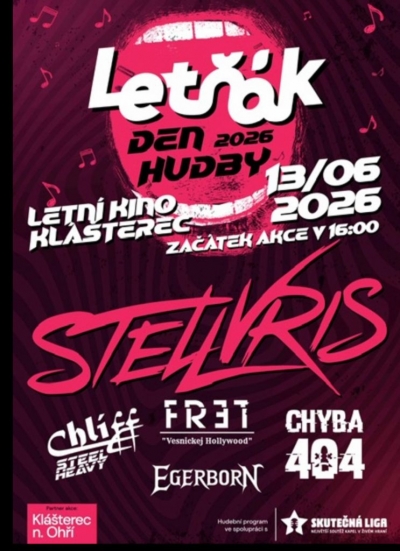 Den hudby Letňák 2026