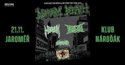 Napalm Death - Camping For Musical Destruction Tour 2026 part.2 - Jaroměř