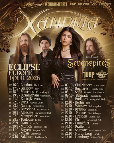 Xandria - Eclipse Europe Tour 2026 - Praha