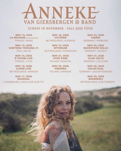 Anneke Van Giersbergen﻿ & Band - Echoes In November - Fall 2026 Tour - Mnichov