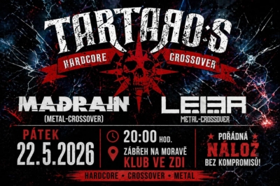 TARTARO:S / Madrain / Leier - Zábřeh 2026