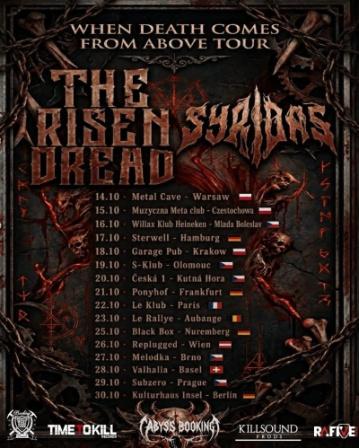 The Risen Dread & Syridas - When Death Comes From Above Tour 2026 - Krakov