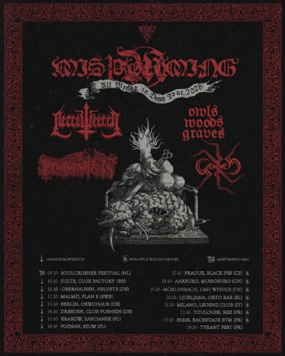Misþyrming - All Worlds in Decay European Tour 2026 - Drážďany