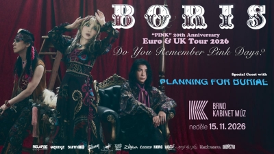 BORIS - "Pink" 20th Anniversary Euro & Uk Tour 2026 - Brno