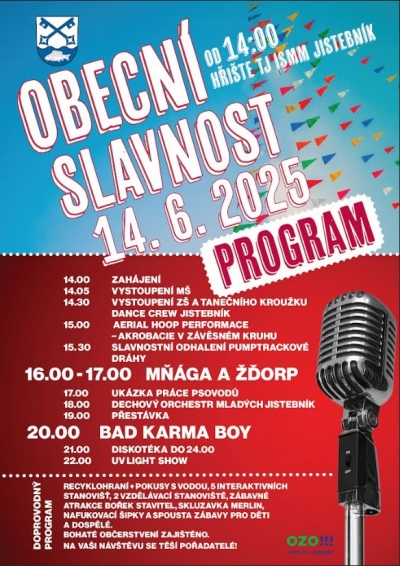 Obecní slavnost Jistebník 2025