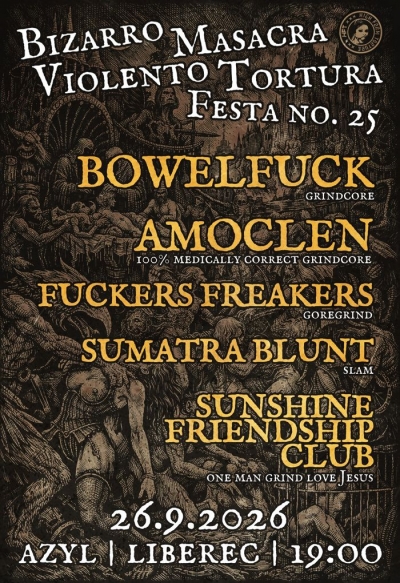 Bizarro Masacra Violento Tortura Festa #25 (2026)