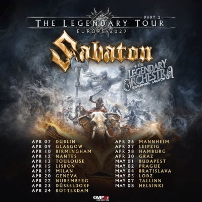 Sabaton, The Legendary Orchestra - The Legendary Tour - Part 2 - Europe 2027 | Lipsko