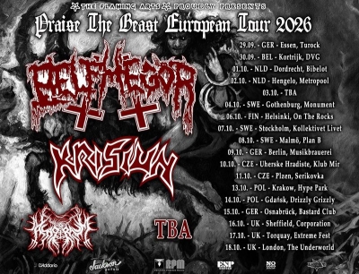 Belphegor & Krisiun - Praise The Beast European tour 2026 - Krakov